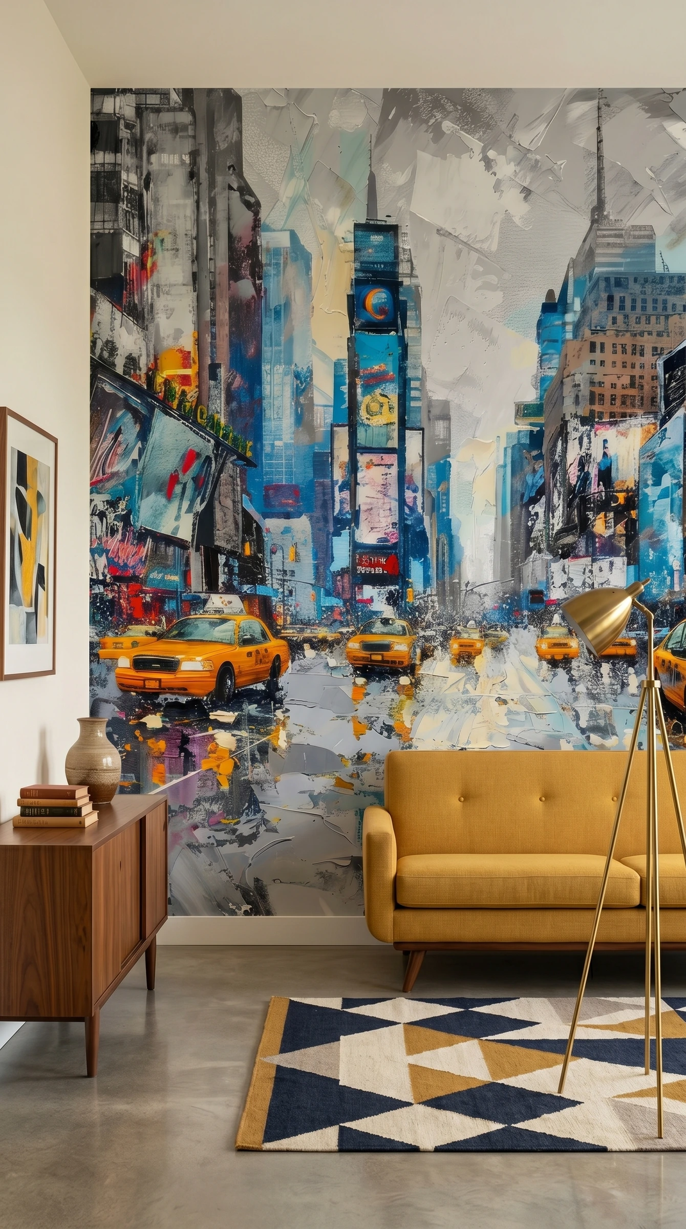 Time Square Cityscape - papel de colgadura Hot Dog Walls