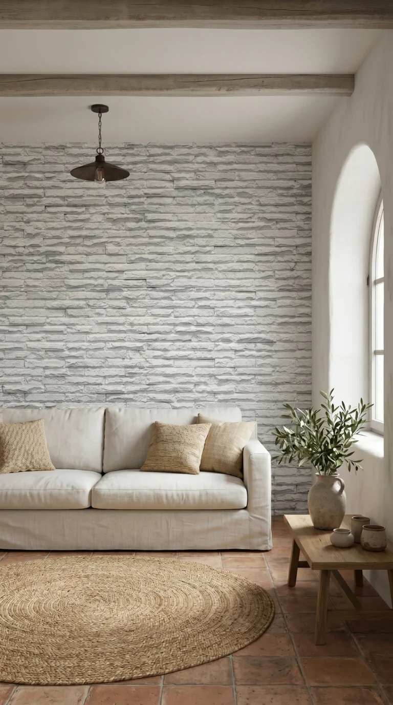 Papel tapiz 3D efecto piedra y ladrillo: cómo lograr el look industrial sin obra