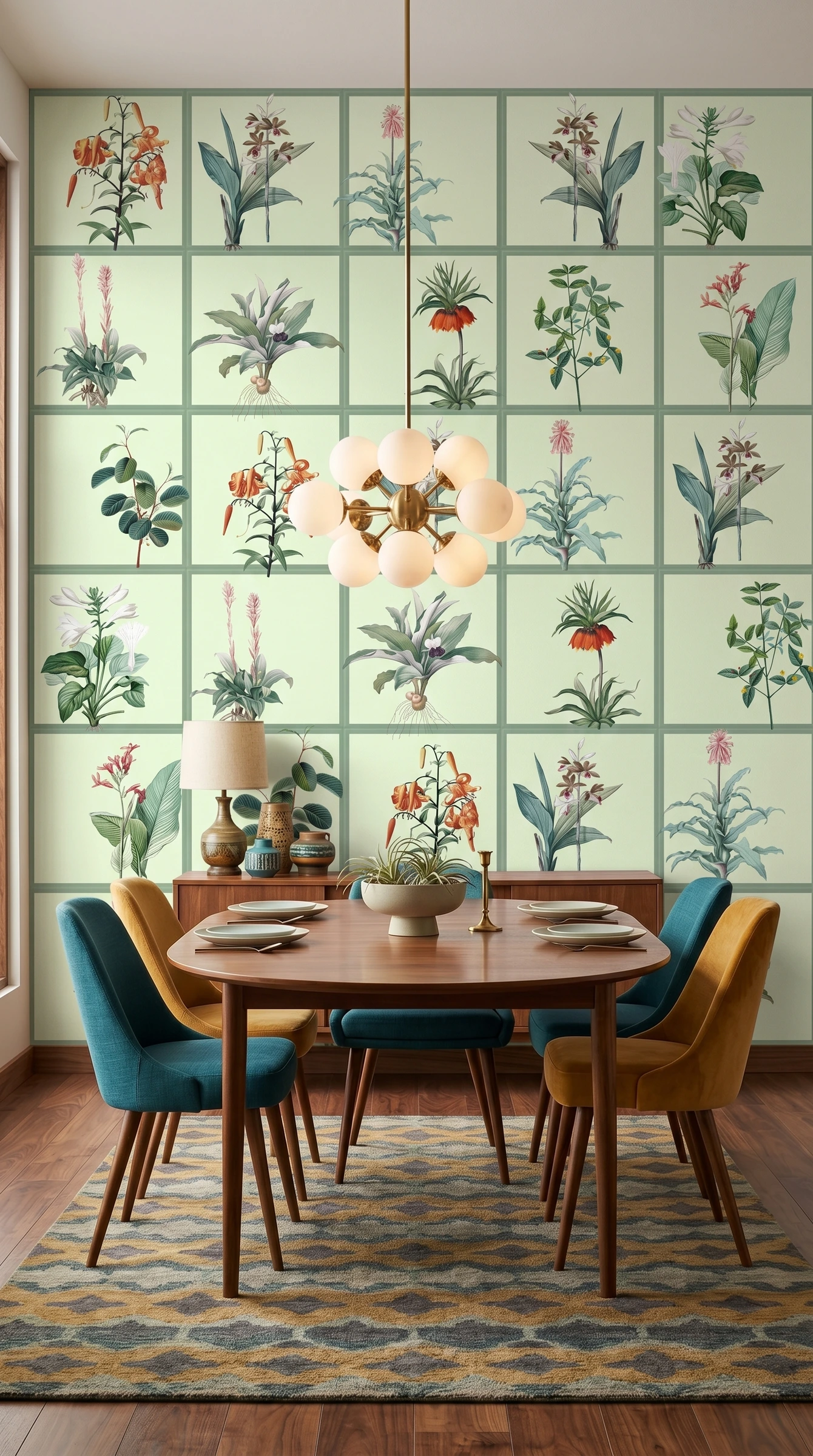 Estudio de Plantas - papel de colgadura Hot Dog Walls