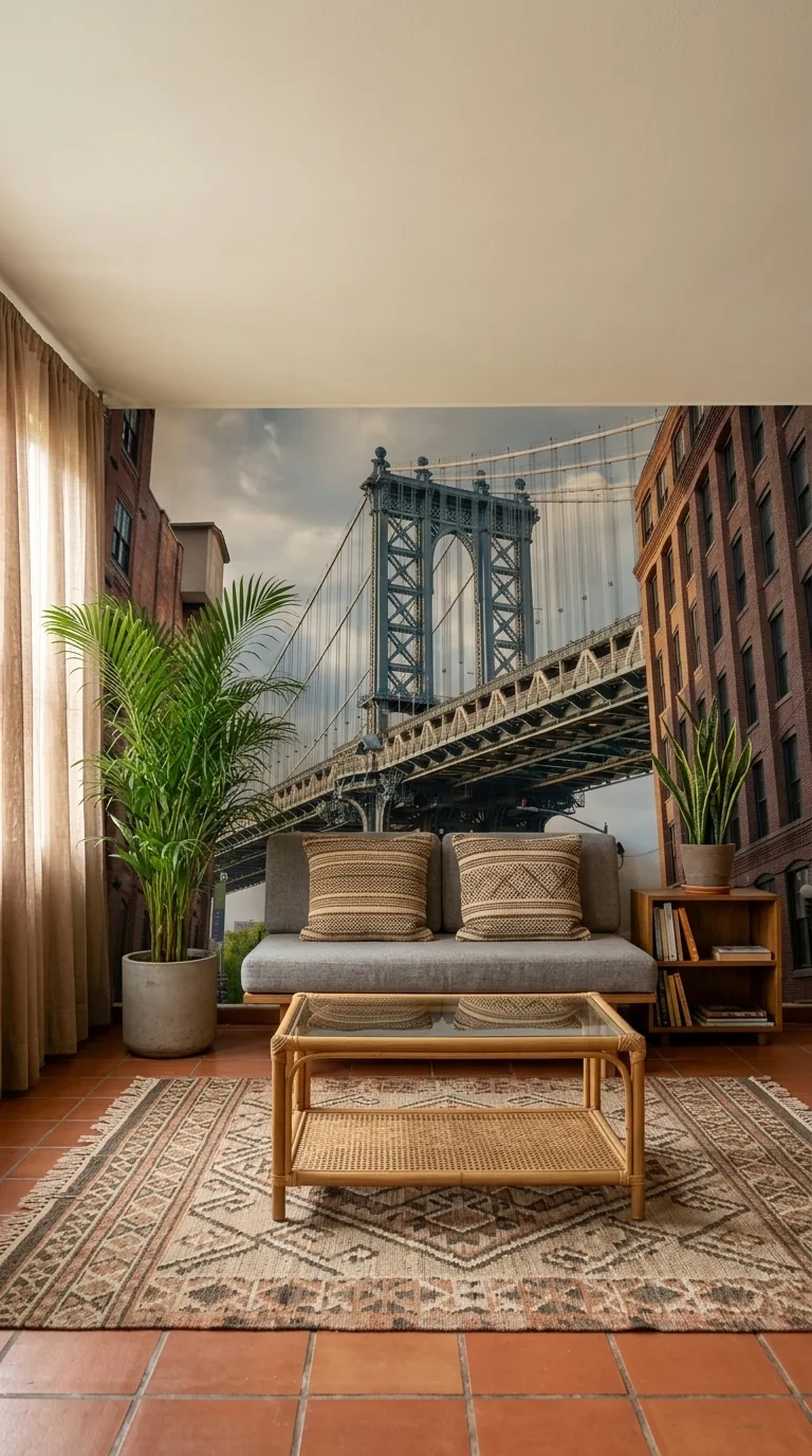 Dumbo NY – Mural Arquitectónico - papel de colgadura Hot Dog Walls