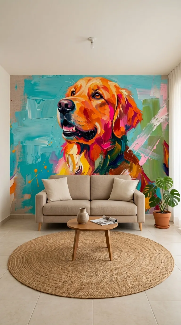 Astro – Mural Perro Golden Retriever
