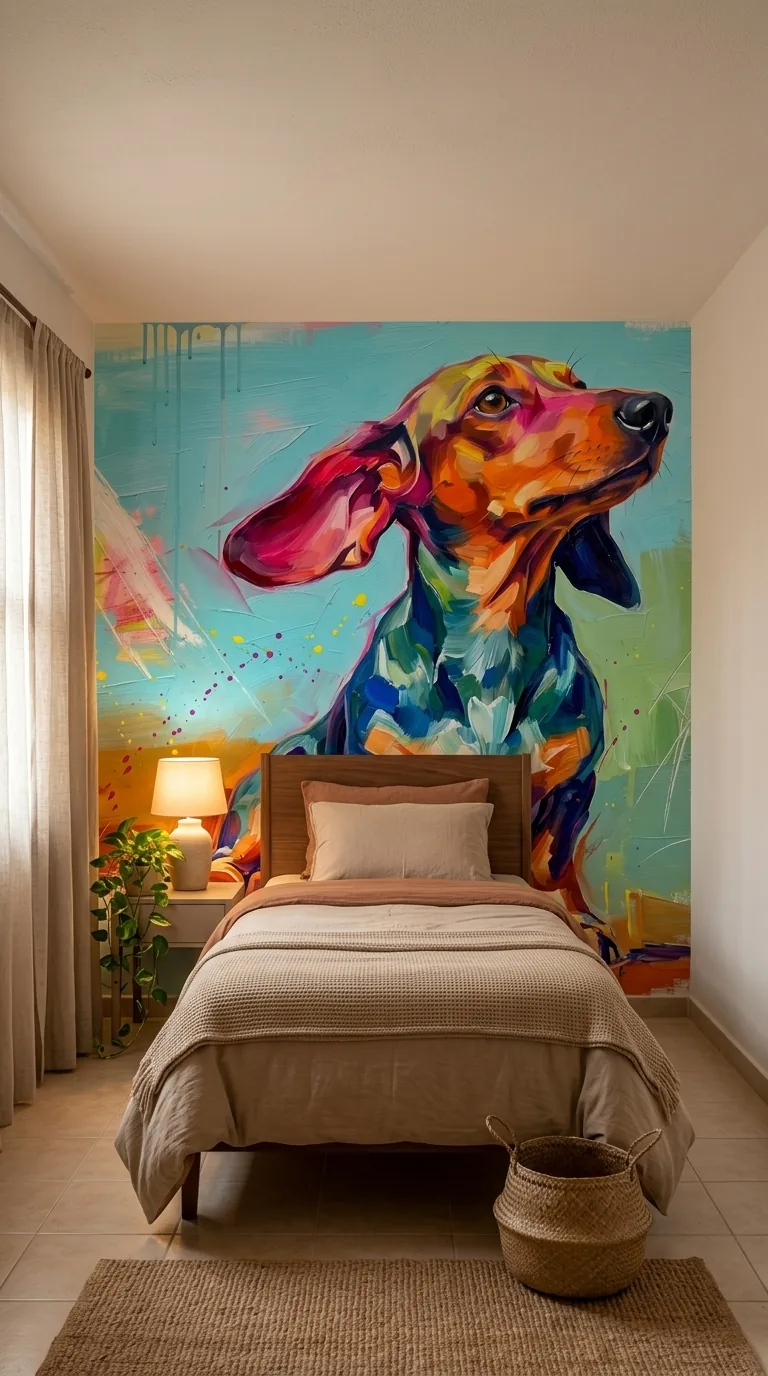 Churro – Mural Perro Salchicha