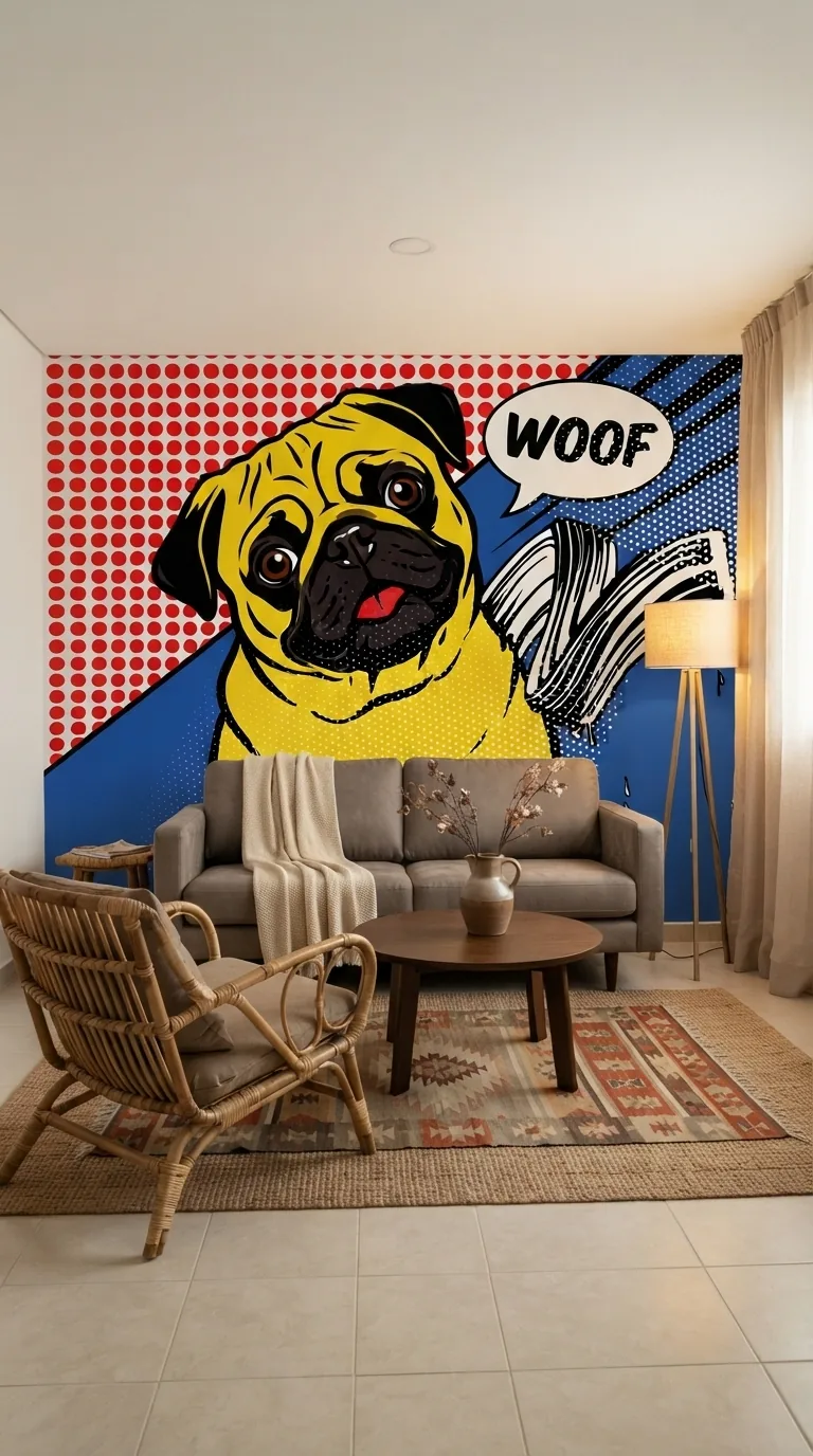 Colección Murales Perritos de papel de colgadura - Hot Dog Walls
