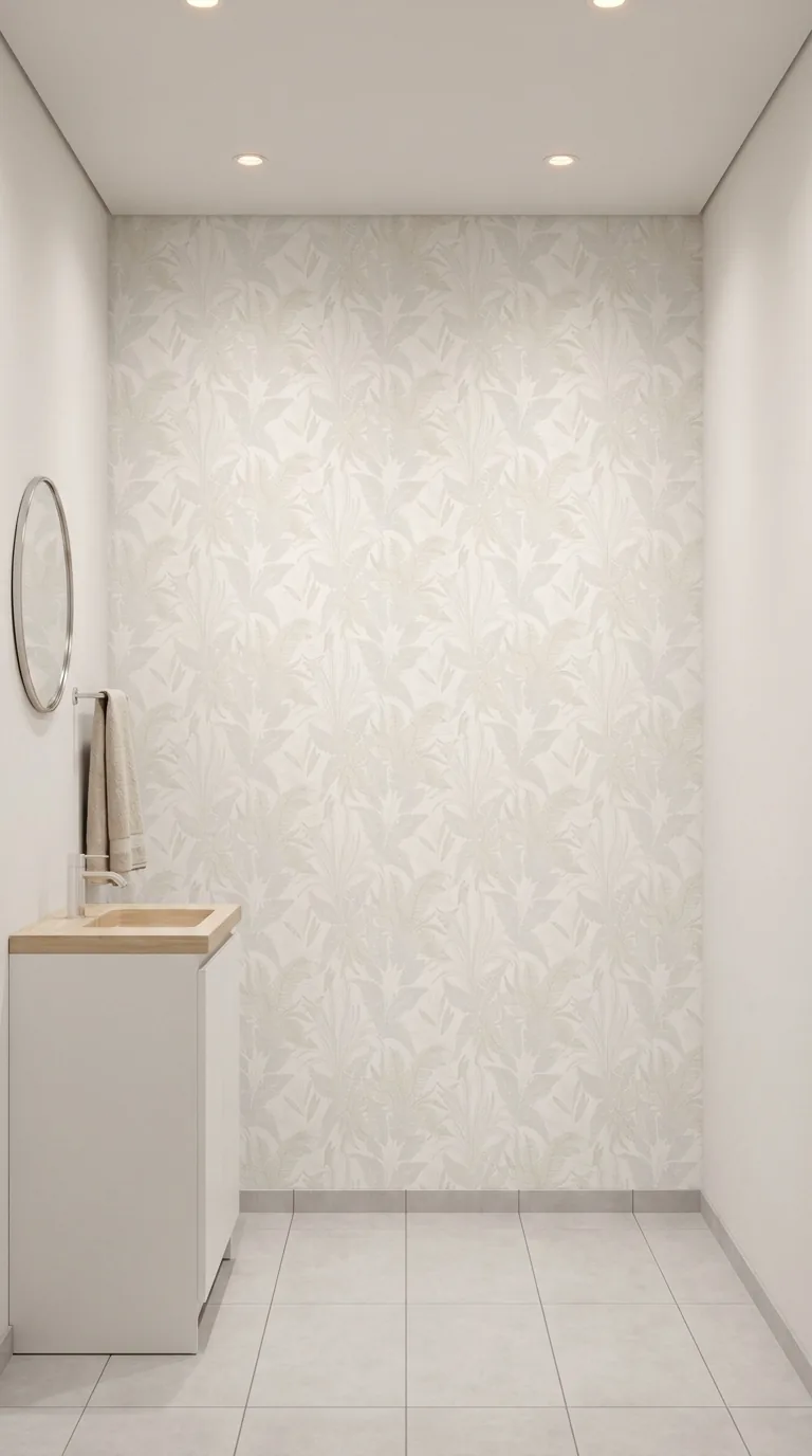 Botánico Flores Suaves – Papel Tapiz Texturizado