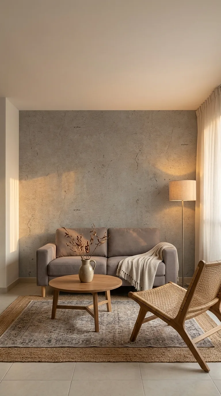 Concreto Gris Ratón – Papel Tapiz Texturizado