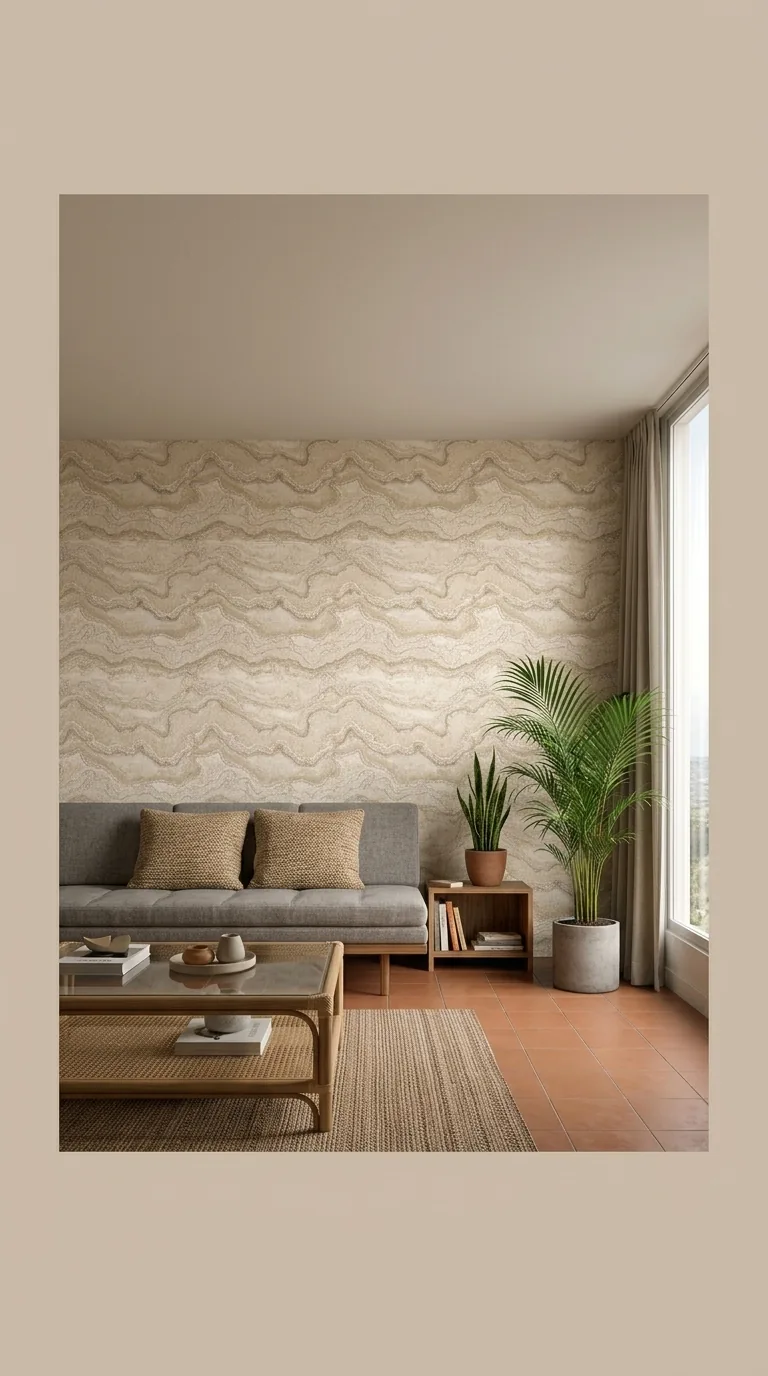 Mármol Dorado – Papel Tapiz Texturizado - papel de colgadura Hot Dog Walls