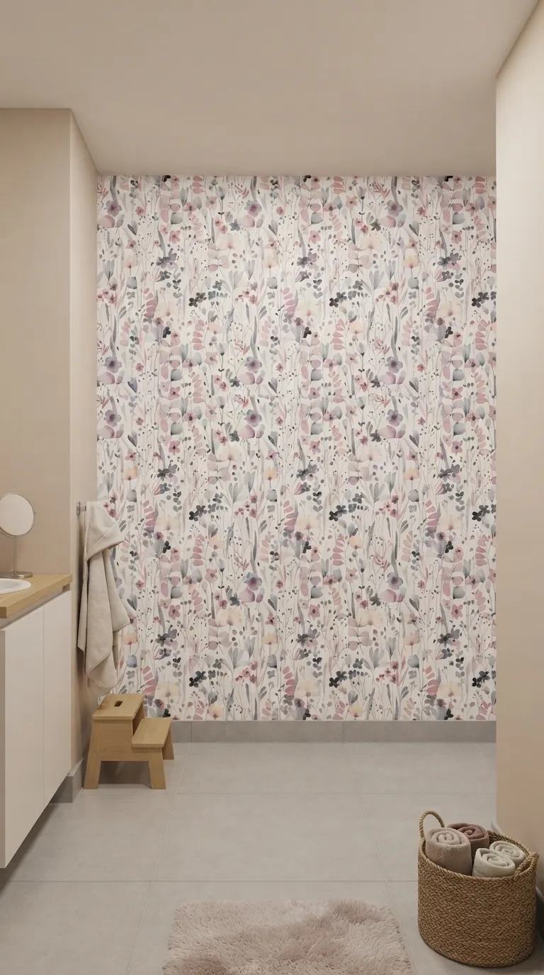 Floral – Papel Tapiz Infantil - papel de colgadura Hot Dog Walls