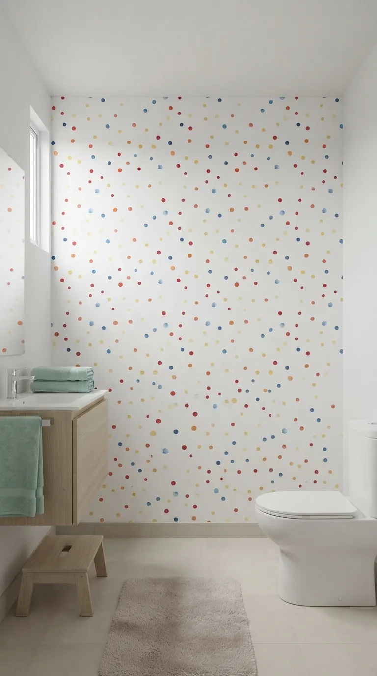 Punticos Primarios – Papel Tapiz Infantil - papel de colgadura Hot Dog Walls